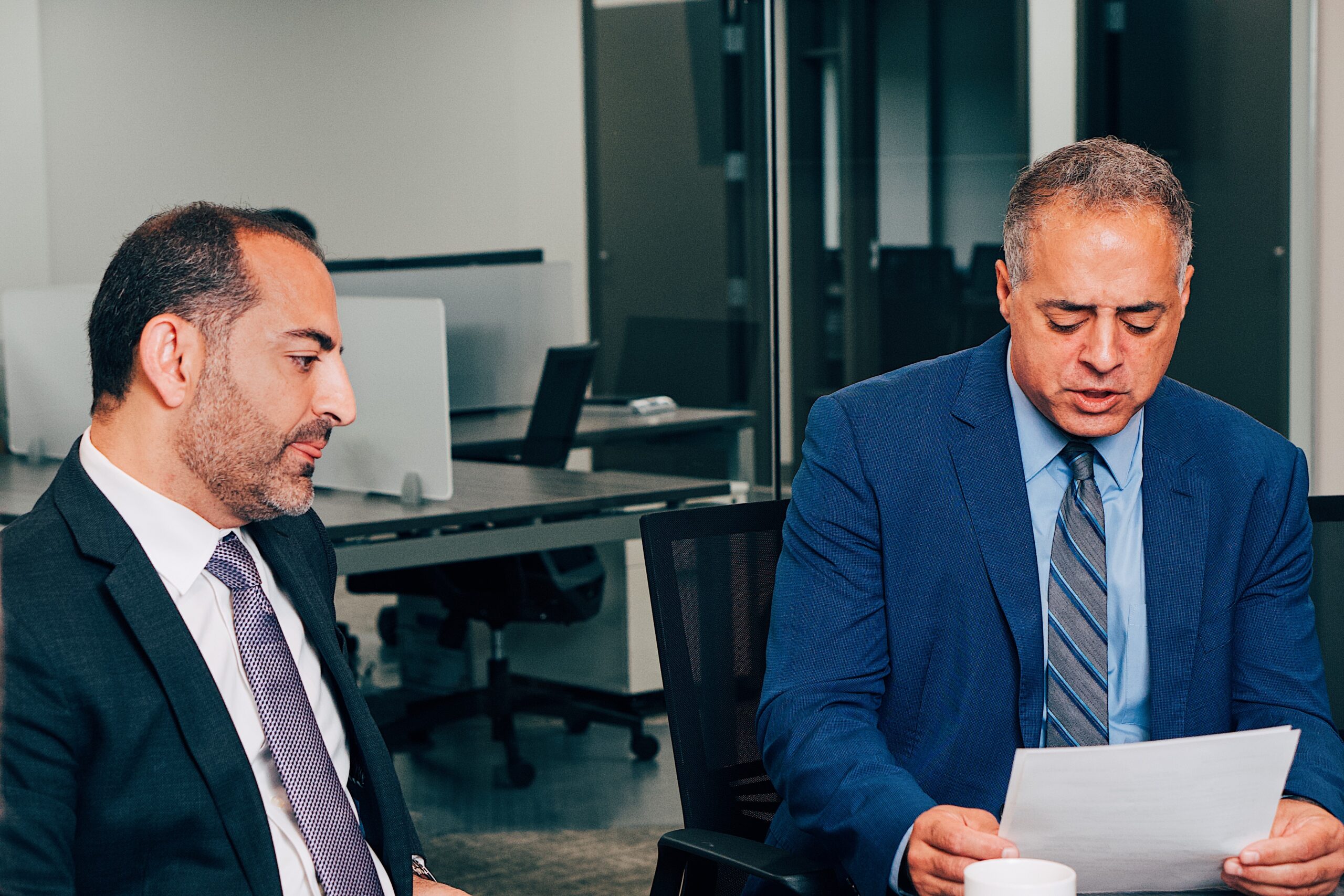 HTY Law personal injury attorneys reviewing a Michigan car accident case